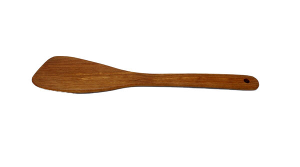 All Around Wooden and Handmade Kitchen Curved and Angled Spatula Cherry - Image 6