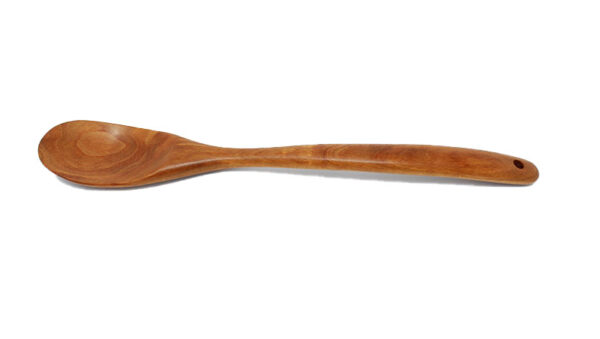 All Around Wooden and Handmade Kitchen Long Spoon Cherry - Image 4