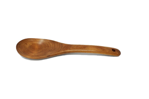 All Around Wooden and Handmade Kitchen Short Spoon Cherry - Image 4