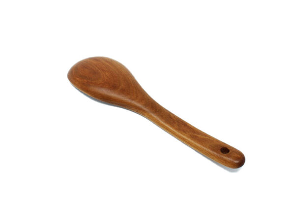 All Around Wooden and Handmade Kitchen Short Spoon Cherry - Image 6