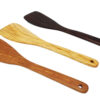 All Around Wooden and Handmade Kitchen Curved and Angled Spatula Cherry - Image 8
