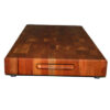 Heavy Duty End Grain Wooden and Handmade Cutting Board With Handle And Non-Slip Feet - Image 4