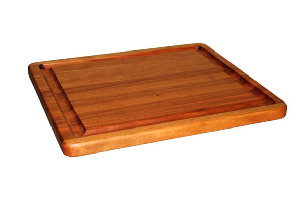 Heavy Duty Face Grain Wooden and Handmade Cutting Board With Juice Grooves (Set of 2) - Image 2