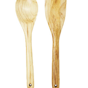 All Around Wooden and Handmade Kitchen Heavy Duty Spoon and Spatula Set Hard Maple