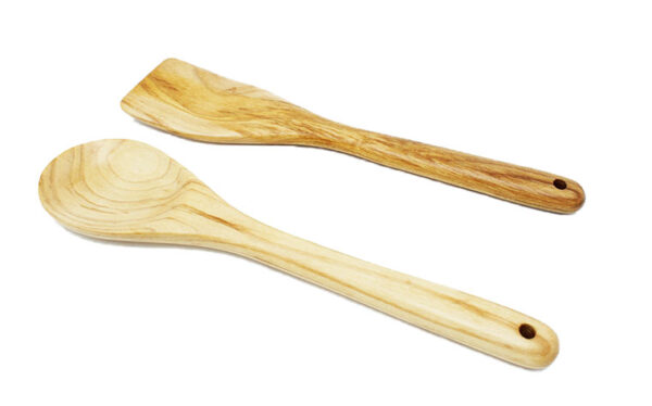 All Around Wooden and Handmade Kitchen Heavy Duty Spoon and Spatula Set Hard Maple - Image 4